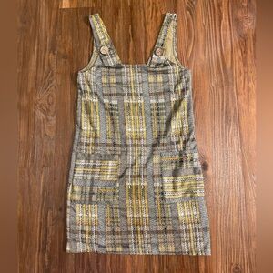 Green and tan romper